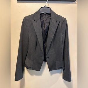Slate gray Express blazer; fitted size 4